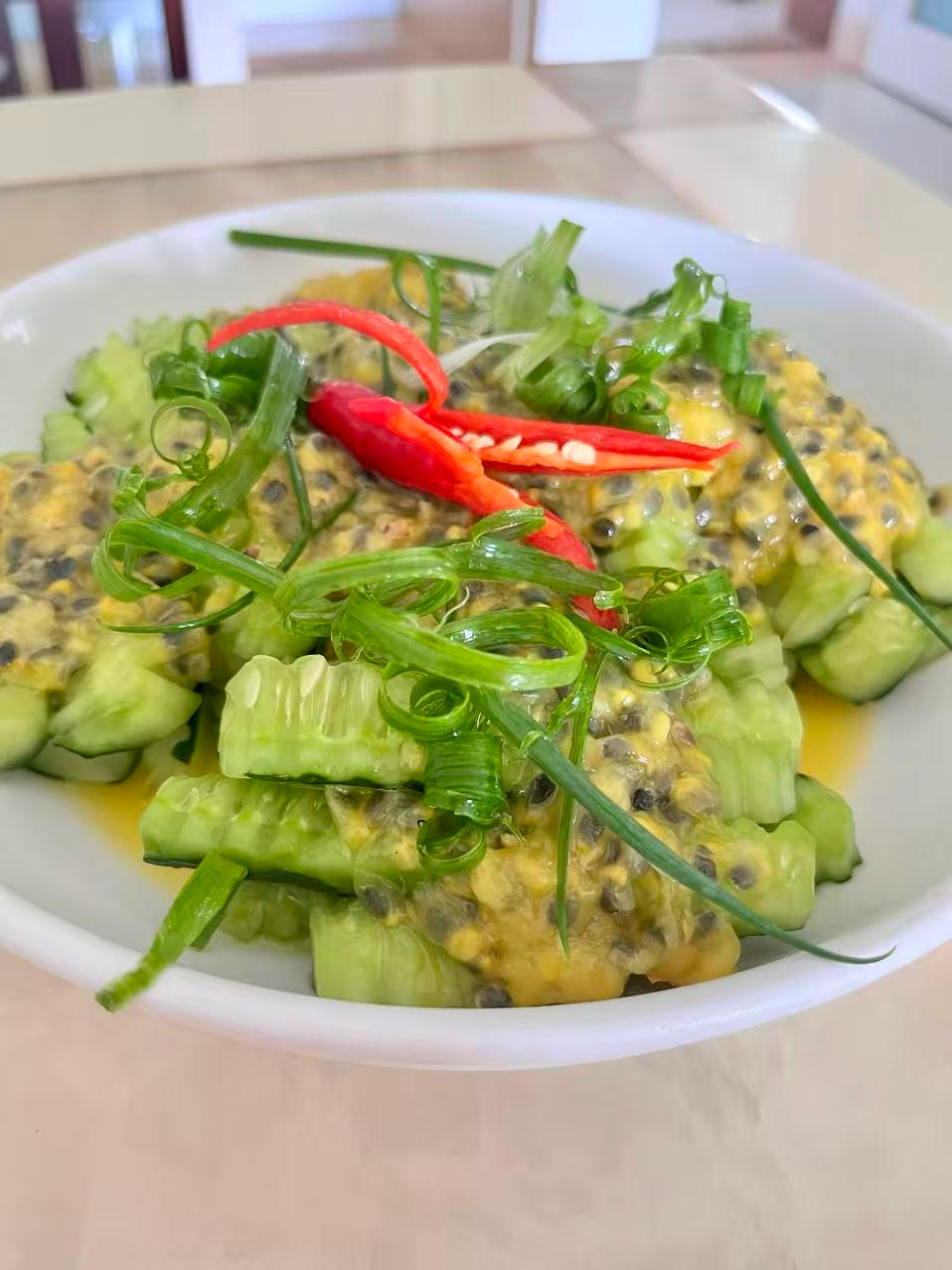 百香果拌黄瓜条