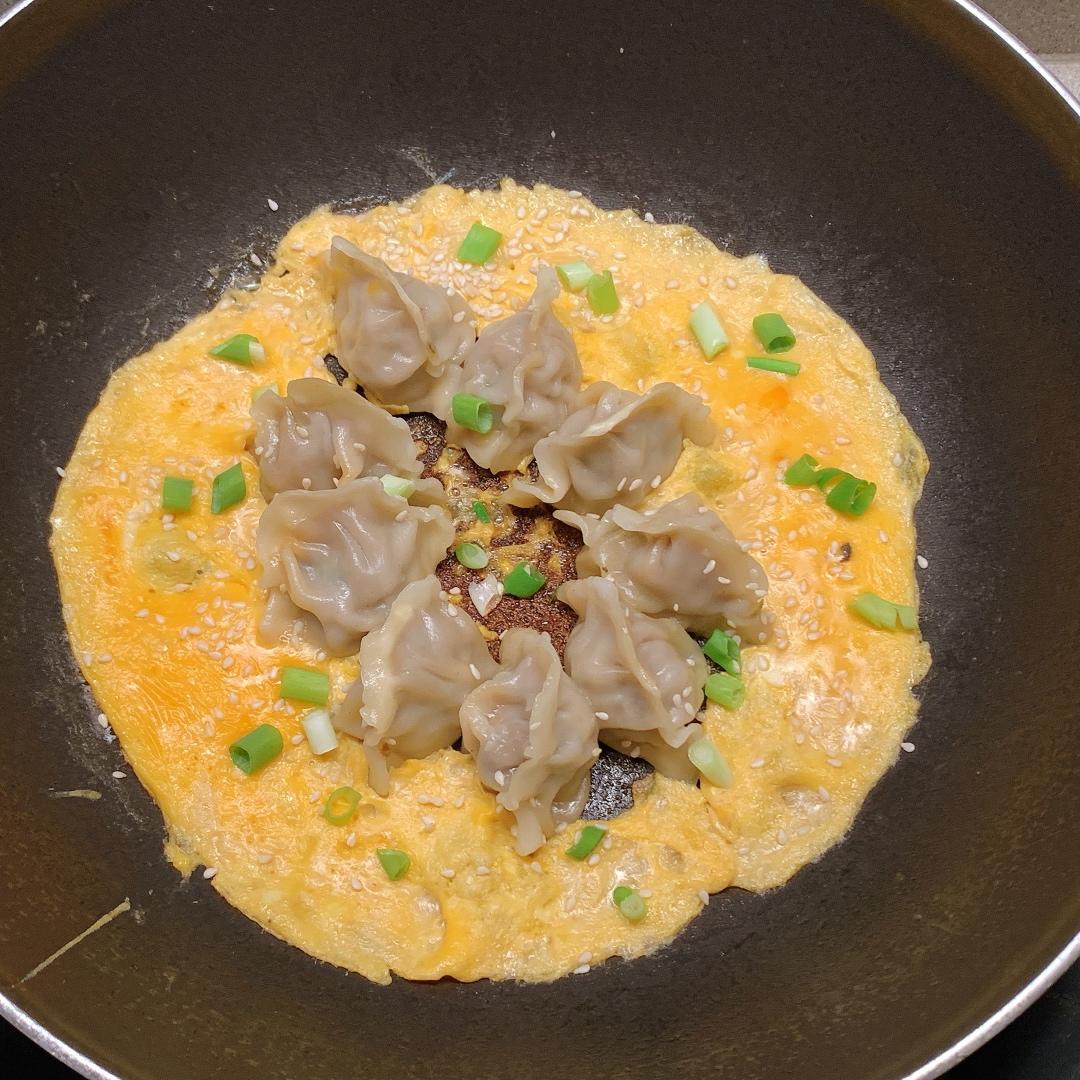 懒人快手抱蛋煎饺