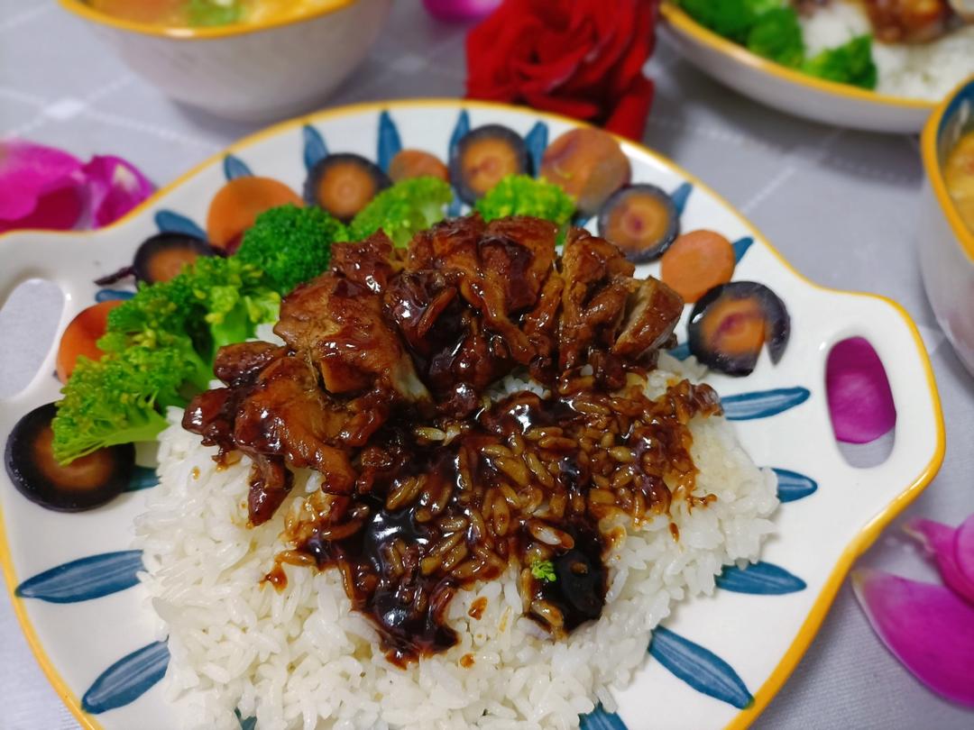 照烧鸡腿饭