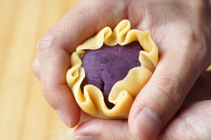 【爆浆紫薯仙豆糕】的做法 步骤10