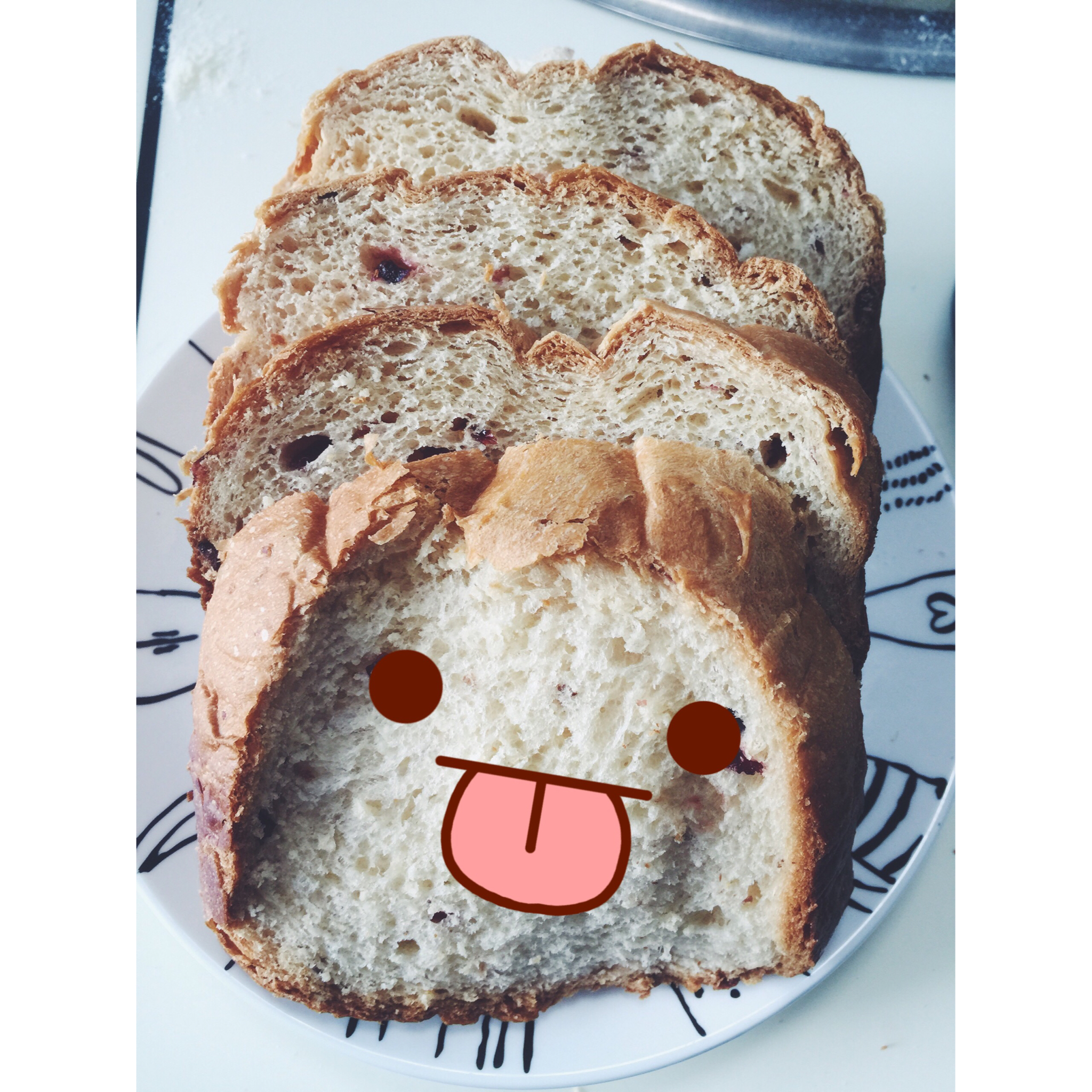 超级好吃的原味面包（面包机版）