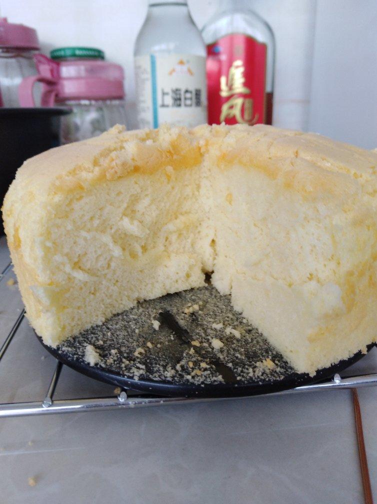 6寸六寸戚风蛋糕，不会失败的方子。哈哈哈