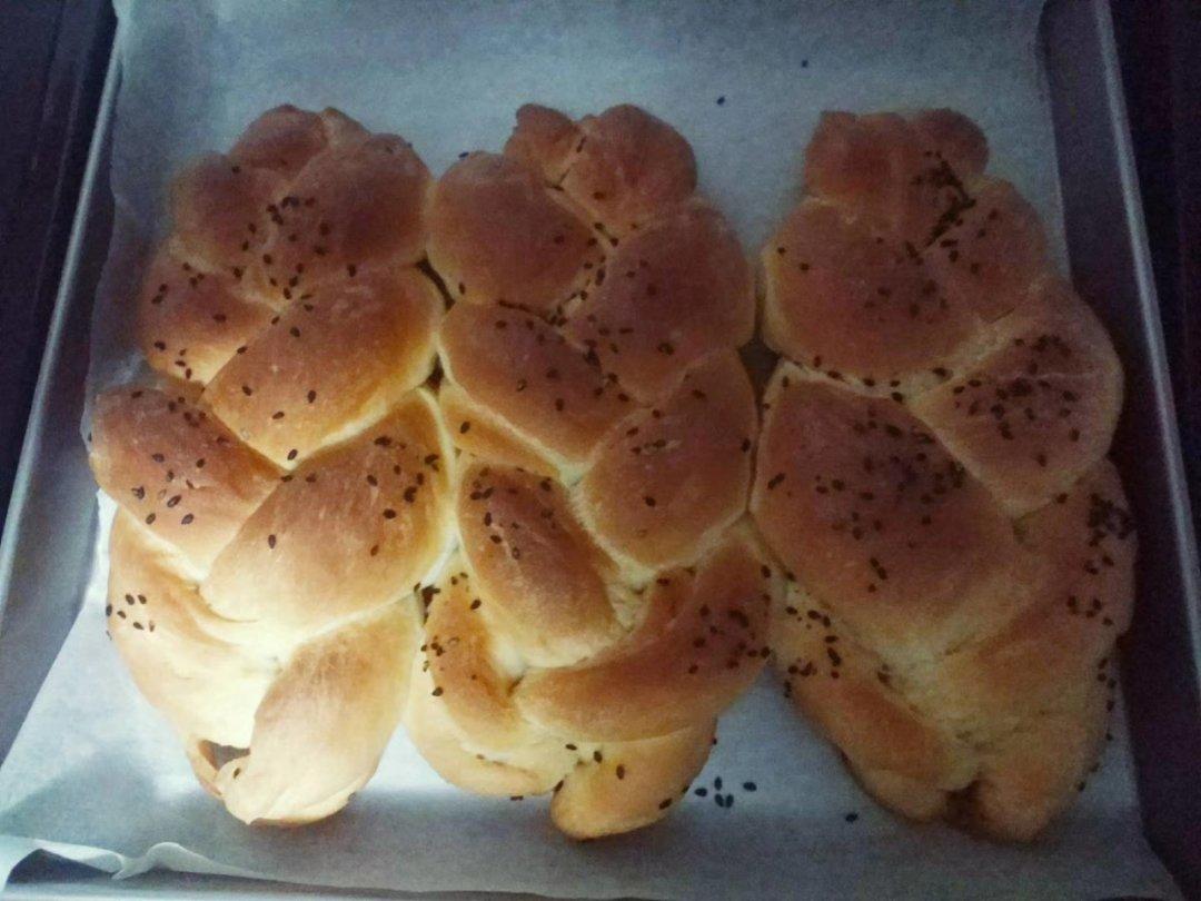 酸奶辫子面包（一次发酵）