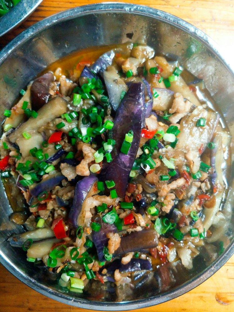 红烧肉沫茄子