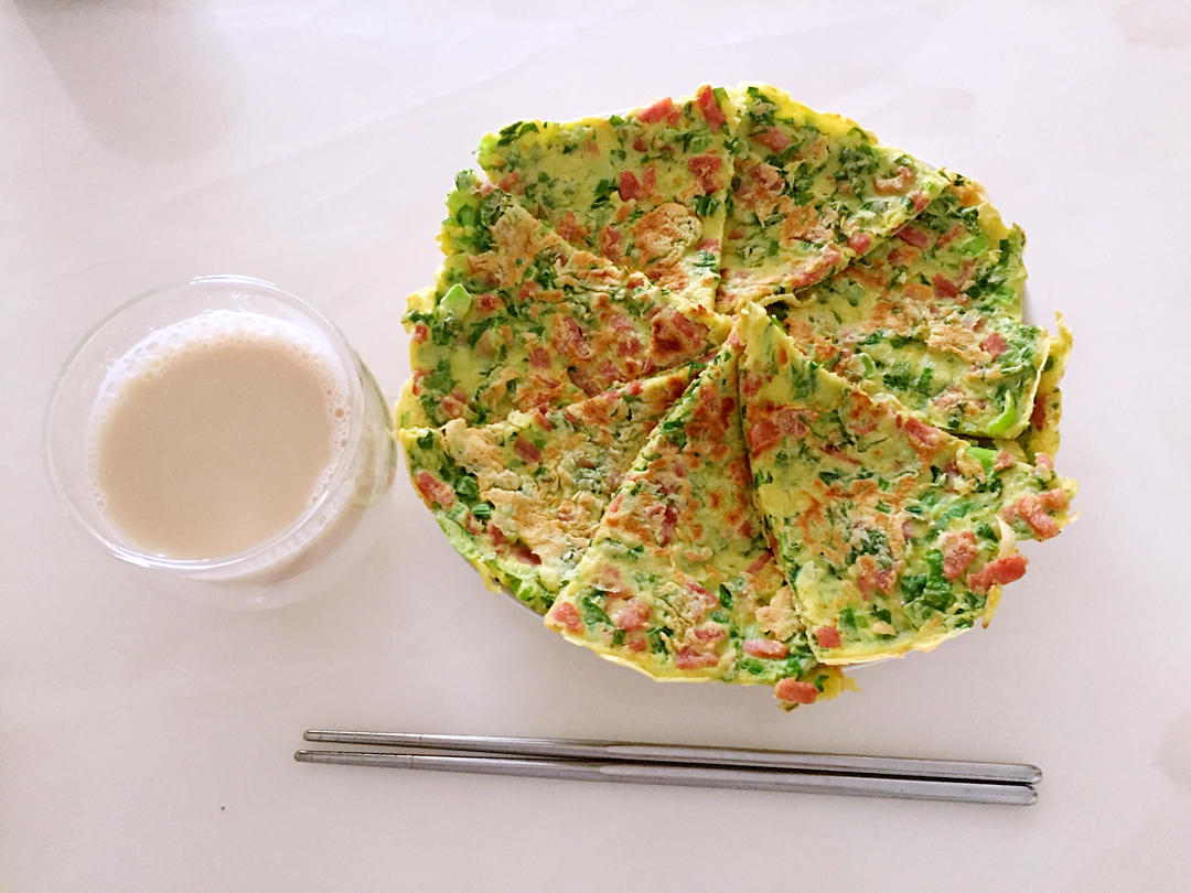 火腿蔬菜煎饼