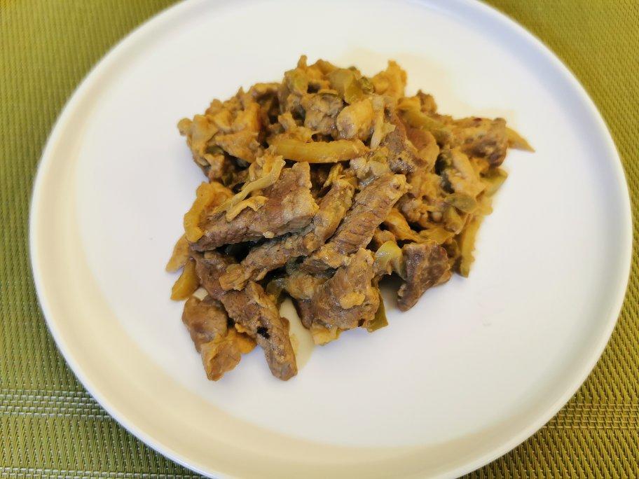 榨菜炒牛肉