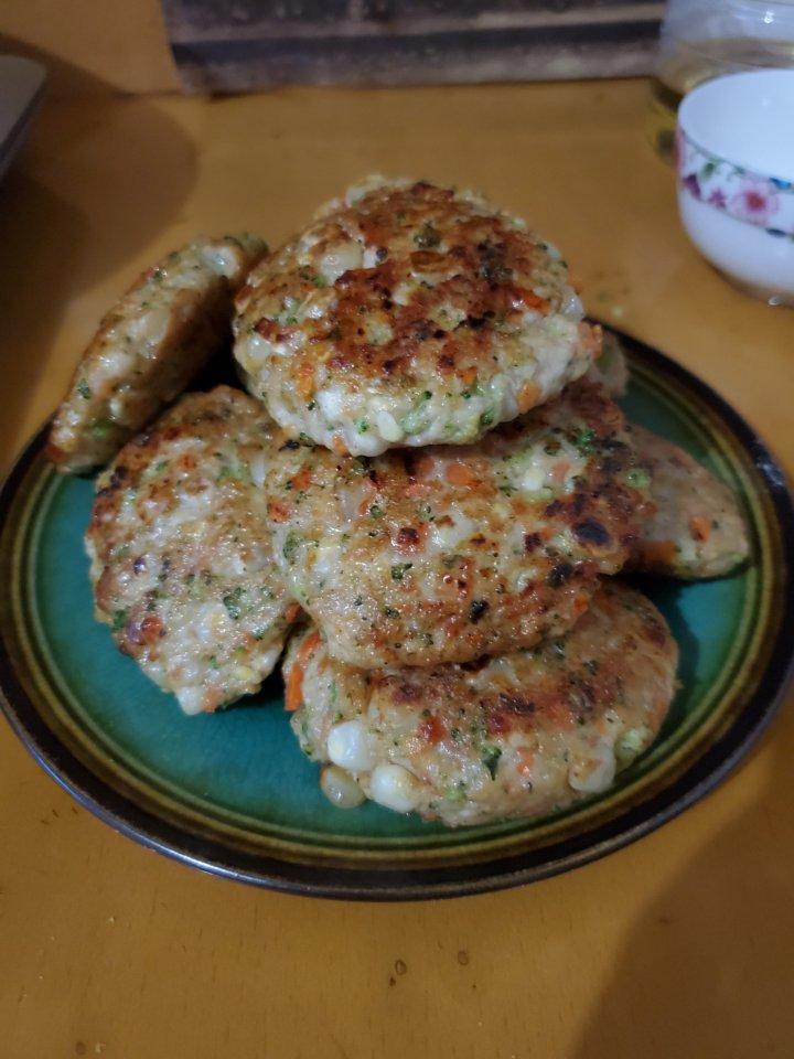 减脂鸡胸肉饼