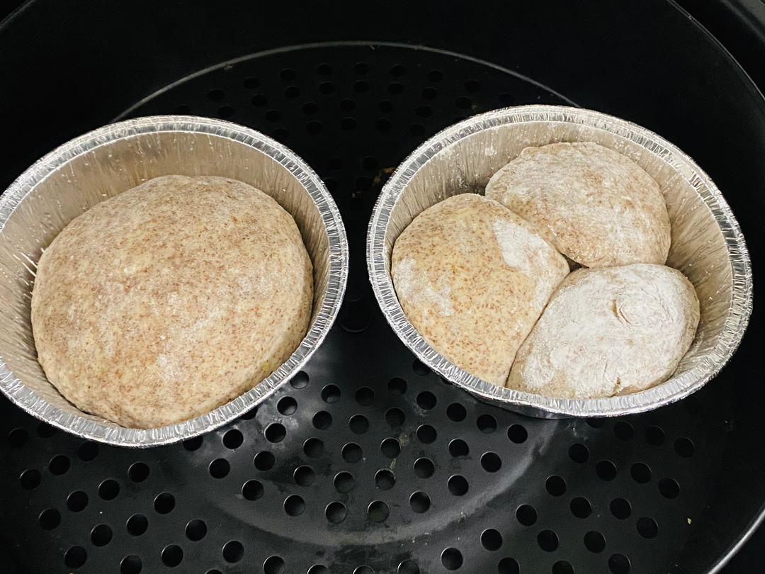 空气炸锅 简易燕麦欧包