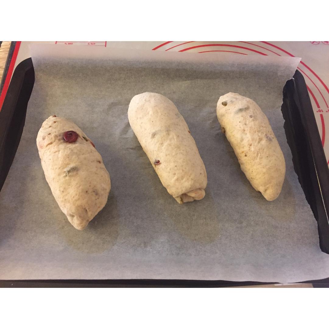 无油无糖全麦果干面包