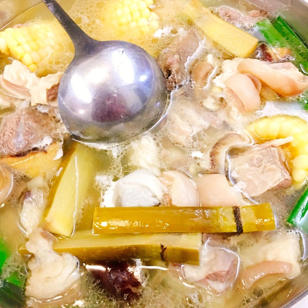 拿土豆做的清补凉滋补羊肉煲