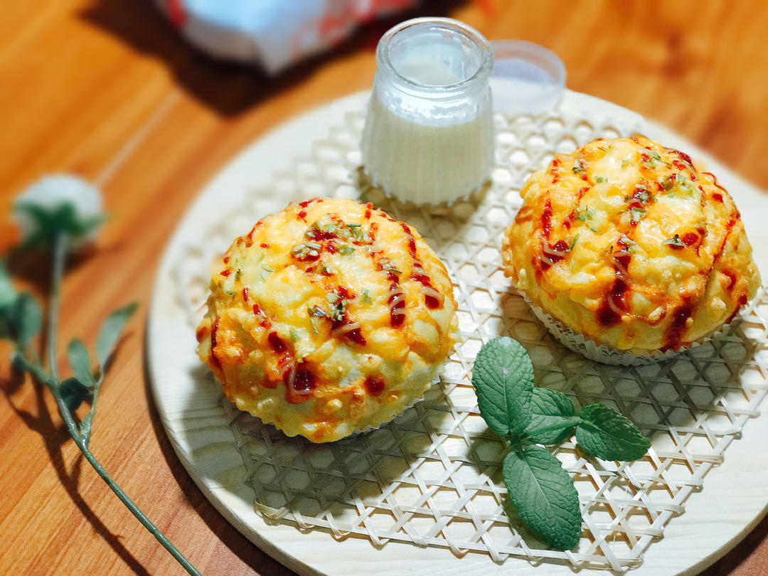 芝士火腿餐包的做法