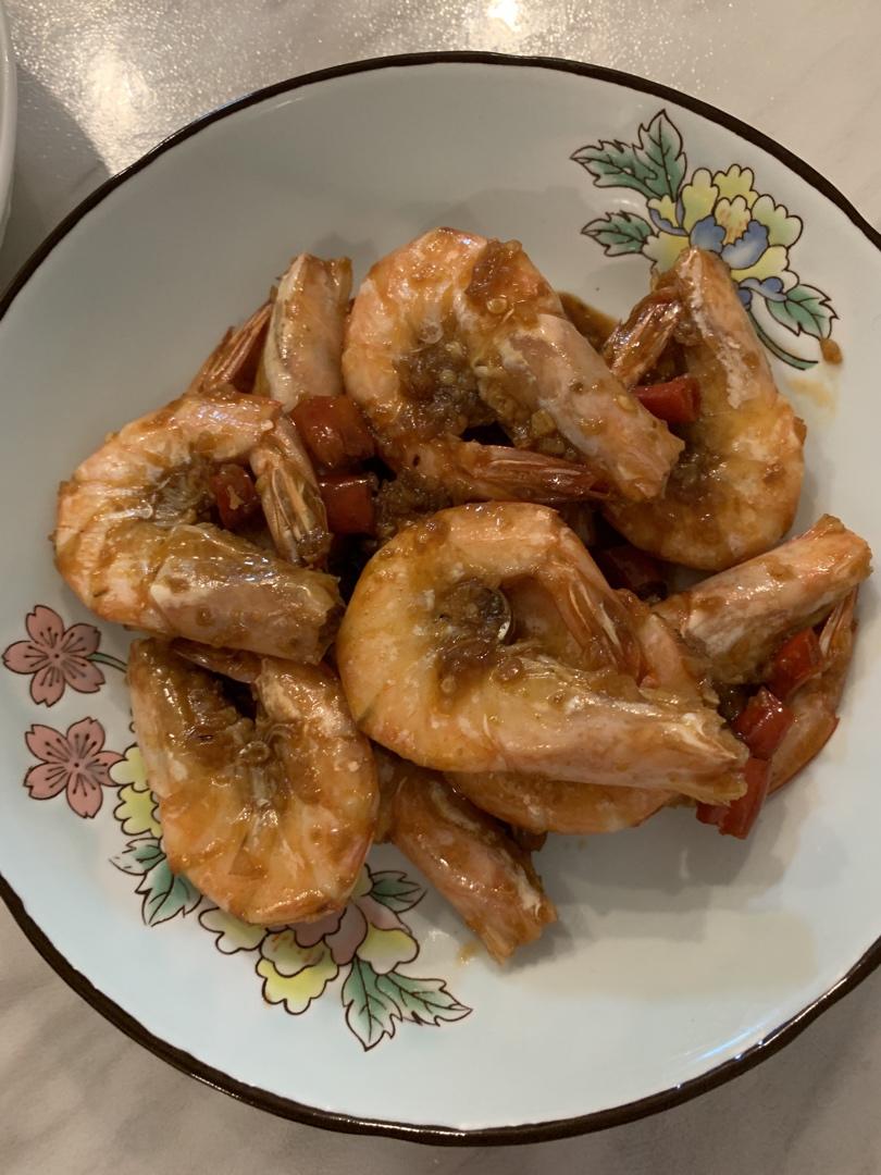 蒜蓉炒大虾