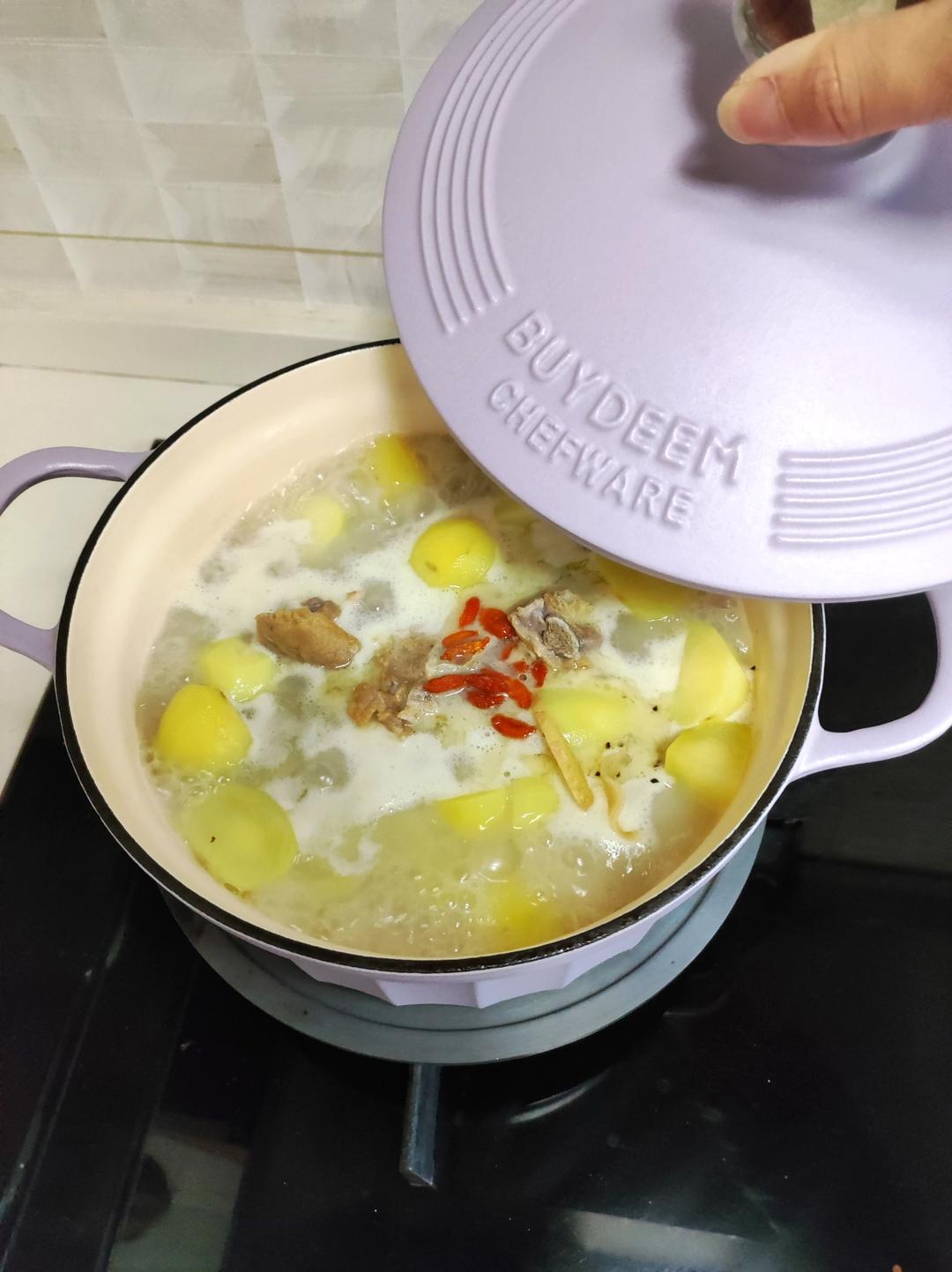 莲藕排骨汤【8月北鼎珐琅铸铁锅食谱】