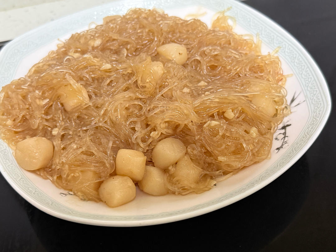 鲜贝柱烩粉丝，快手下饭神器
