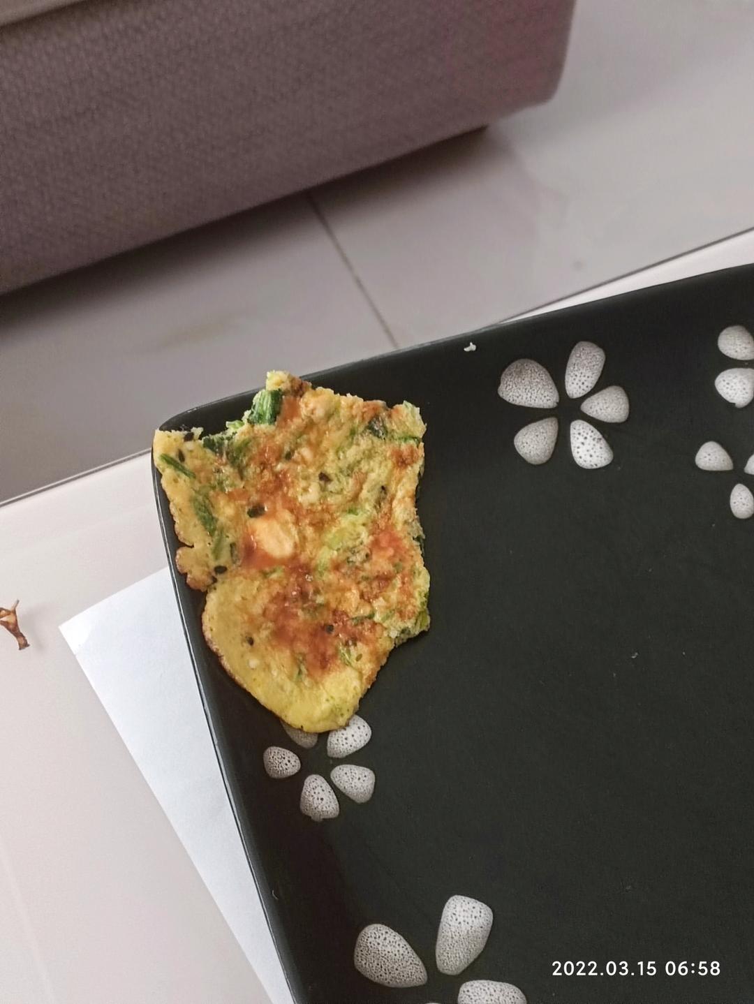 菠菜鸡蛋饼
