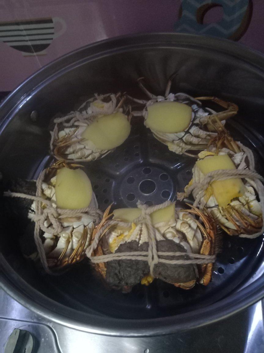 蒸螃蟹