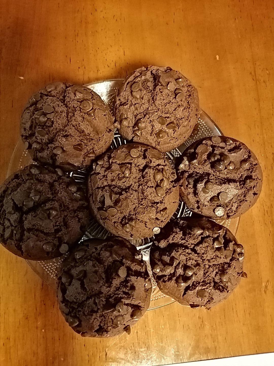 蘑菇头巧克力麦芬