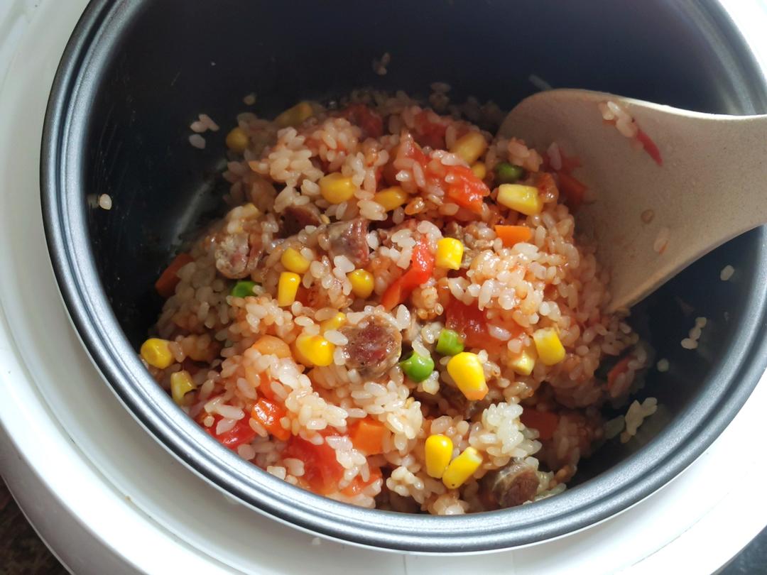 懒人番茄焖饭（电饭煲）