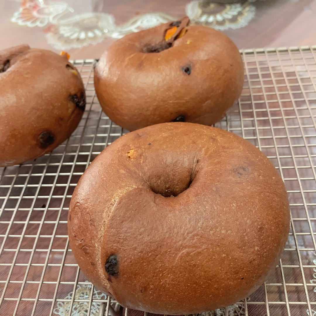 『橙皮丁巧克力贝果』