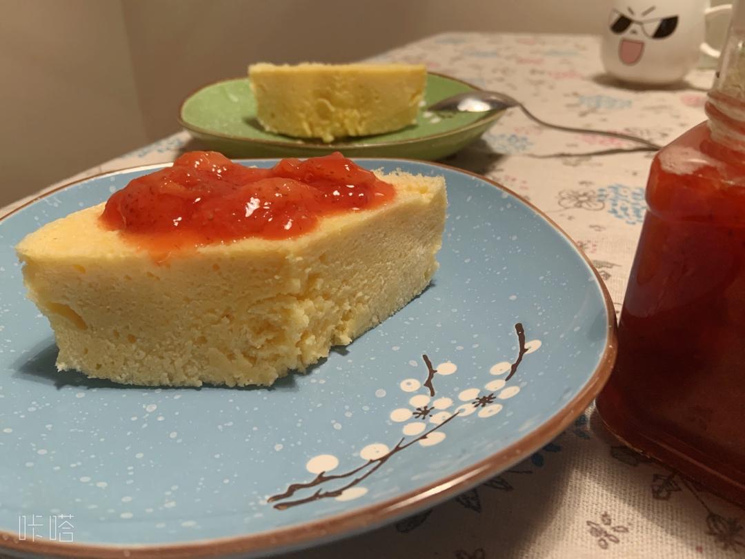 蒸酸奶蛋糕（无油无烤箱