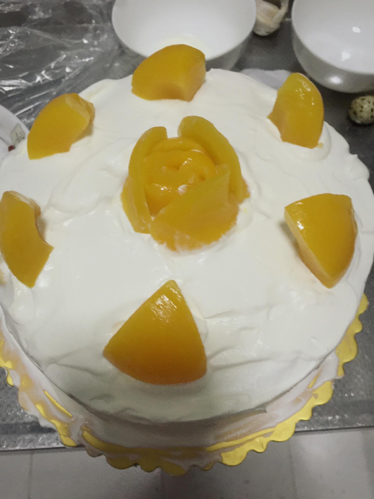 黄桃蛋糕的做法 步骤2