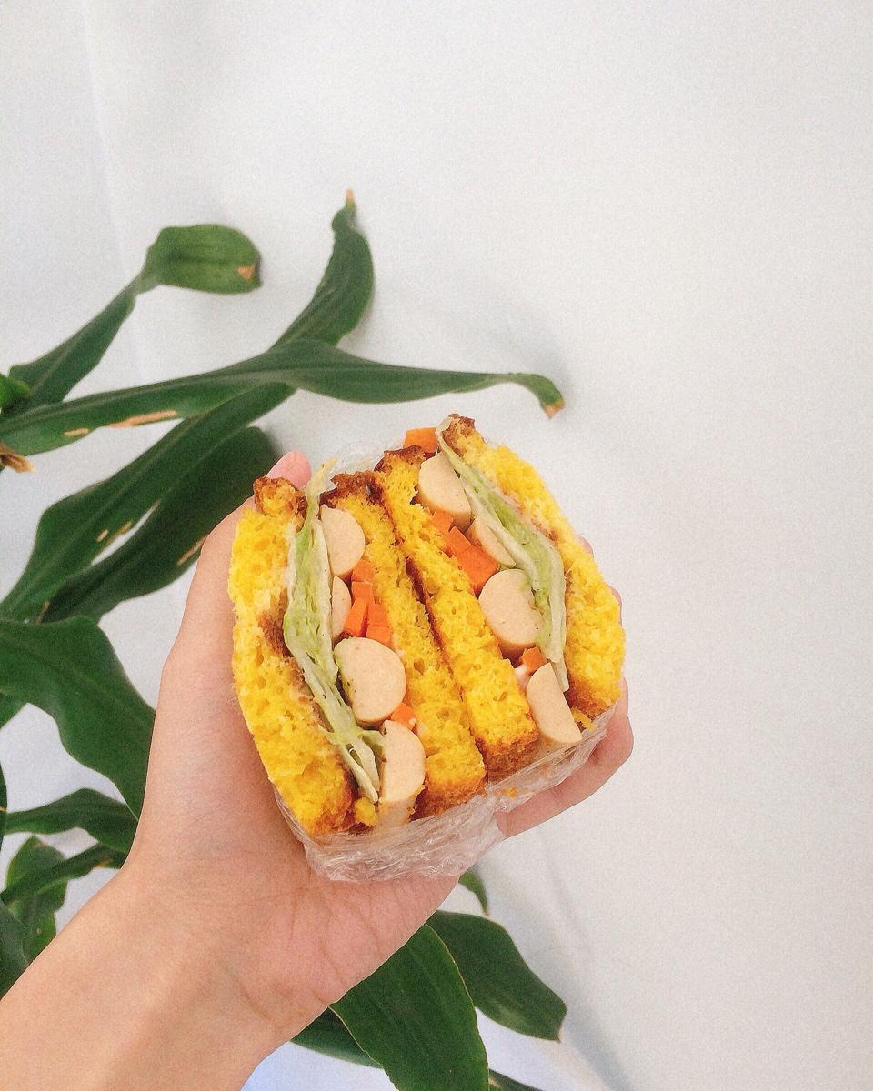 如何做超厚的沼三明治~详细tip！牛油果鸡蛋午餐肉三明治~