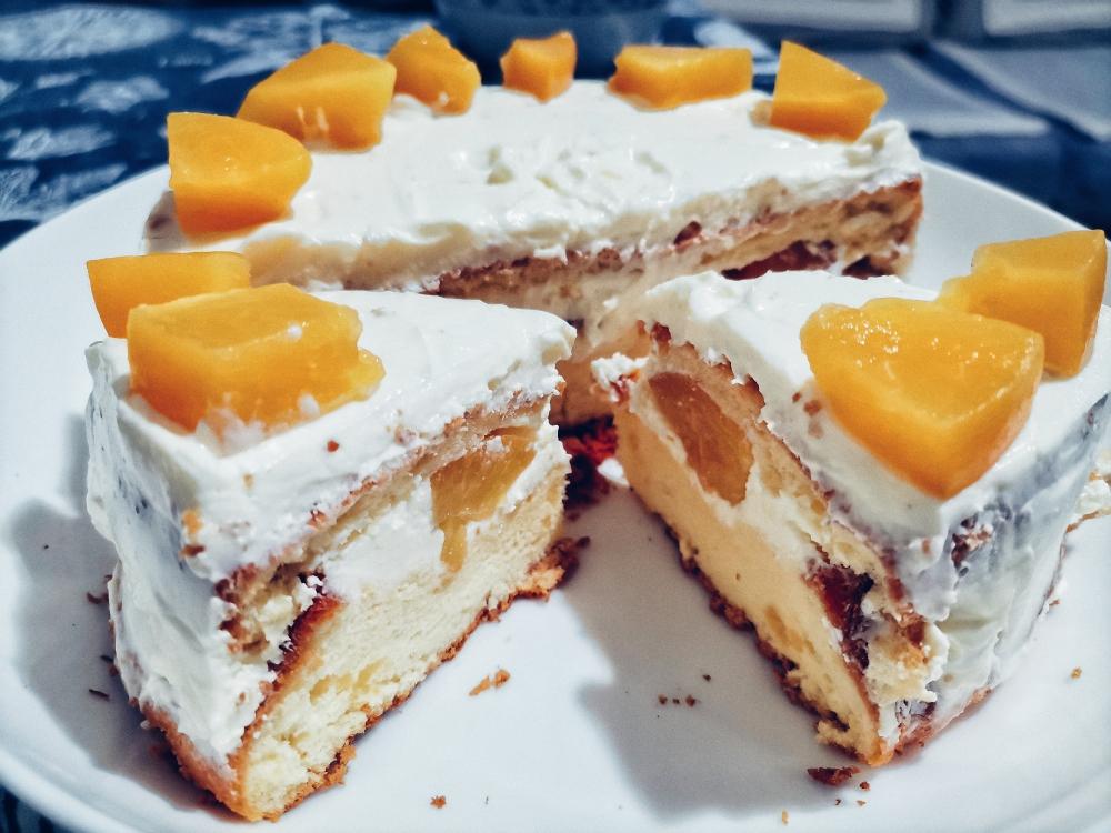 【Cindy极简】六寸戚风奶油蛋糕