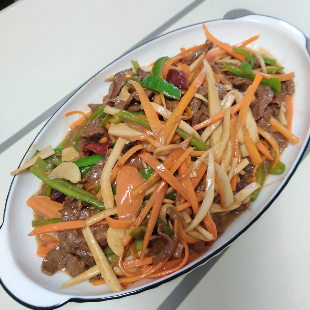 好吃到停不下来的爆炒牛肉丝