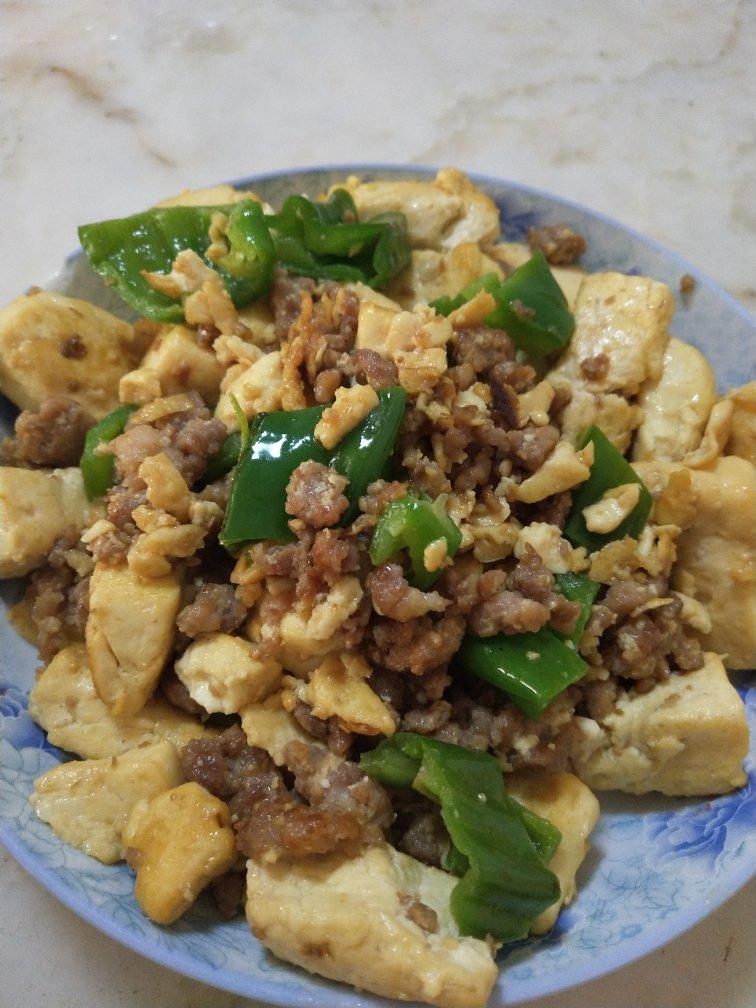 肉末烧豆腐