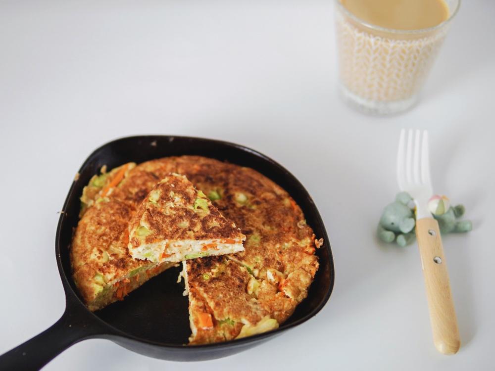 全麦豆腐蔬菜软饼