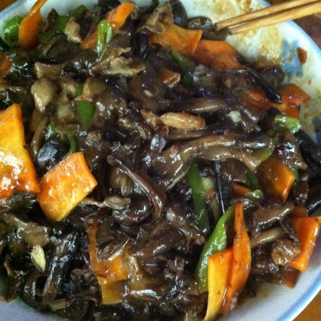 蚝香胡萝卜鲜菇片