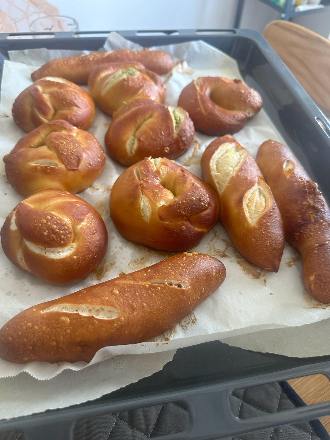 德国碱水面包/普雷节/中国结/绣球/红豆碱水棒/五股辫/六股辫/碱水球