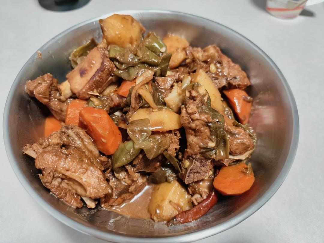 排骨炖豆角