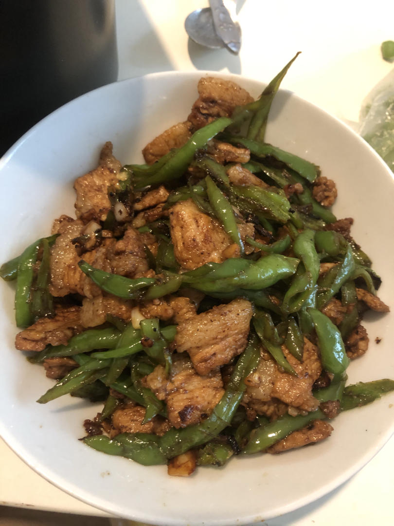 请给我十碗米饭的米饭杀手！辣椒炒肉！（小炒肉）