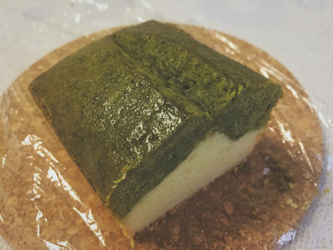 香草&抹茶双拼磅蛋糕（白菜磅）