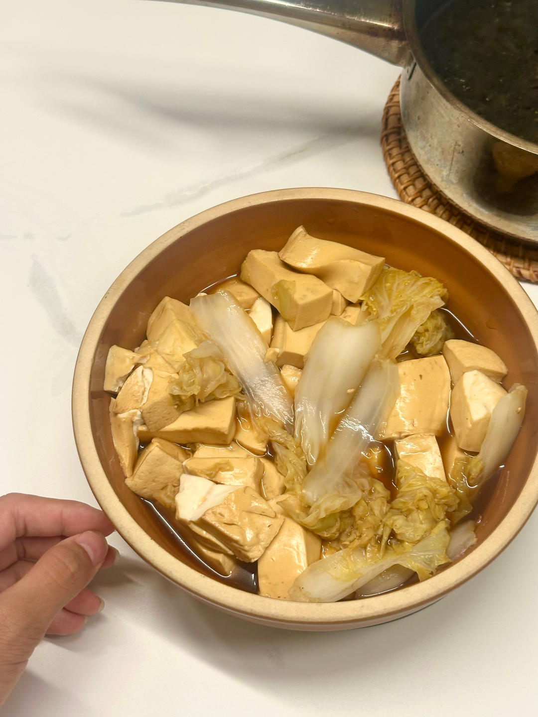 冬季最爱的家常菜！大白菜炖大豆腐或干豆腐