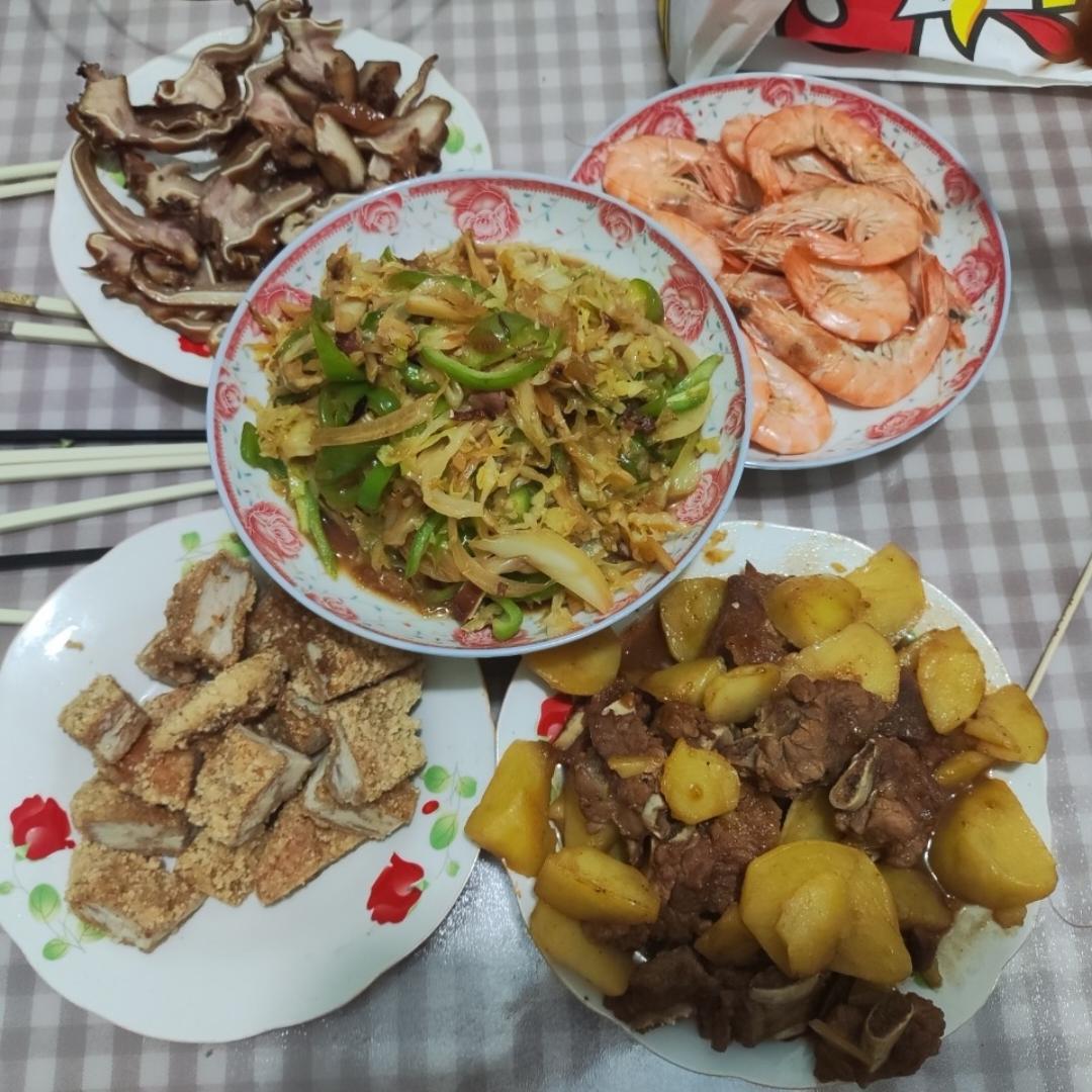 白煮大虾