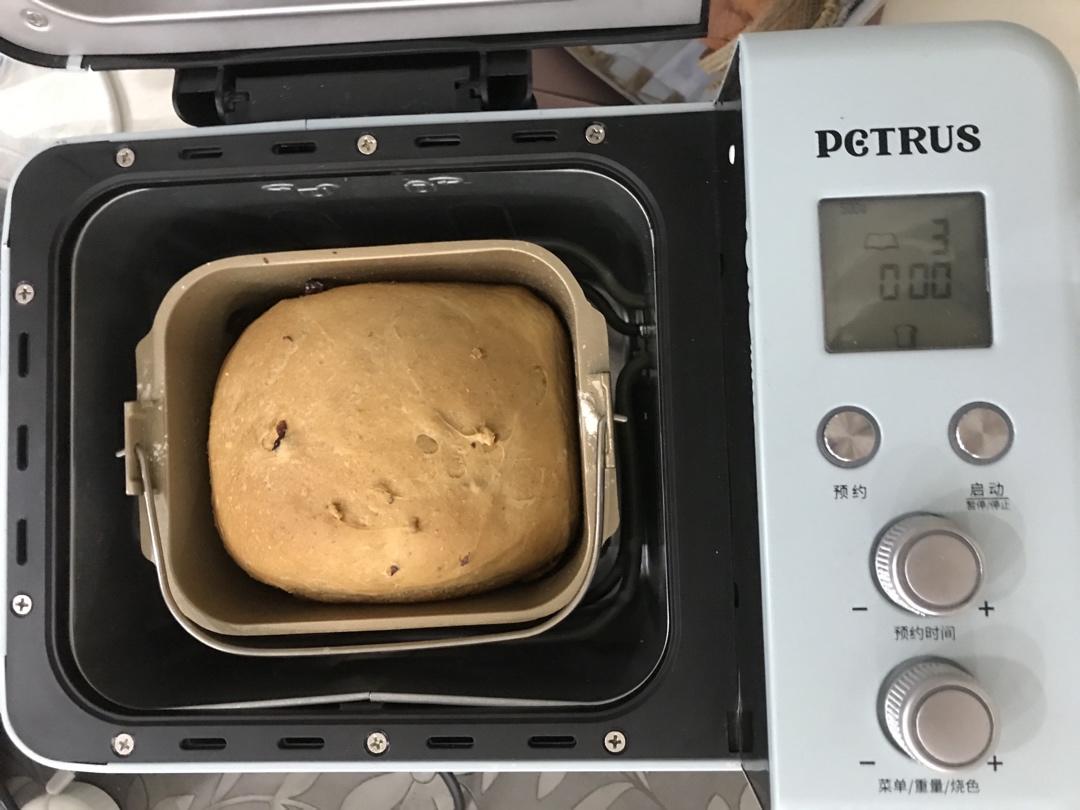 全麦核桃蔓越莓吐司面包(面包机版本)