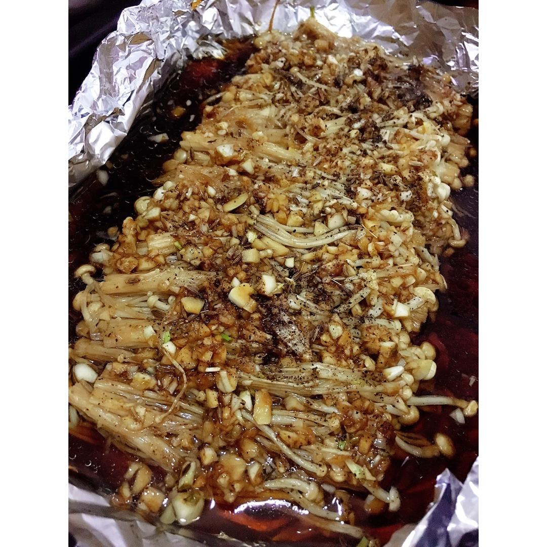 蒜蓉烤金针菇