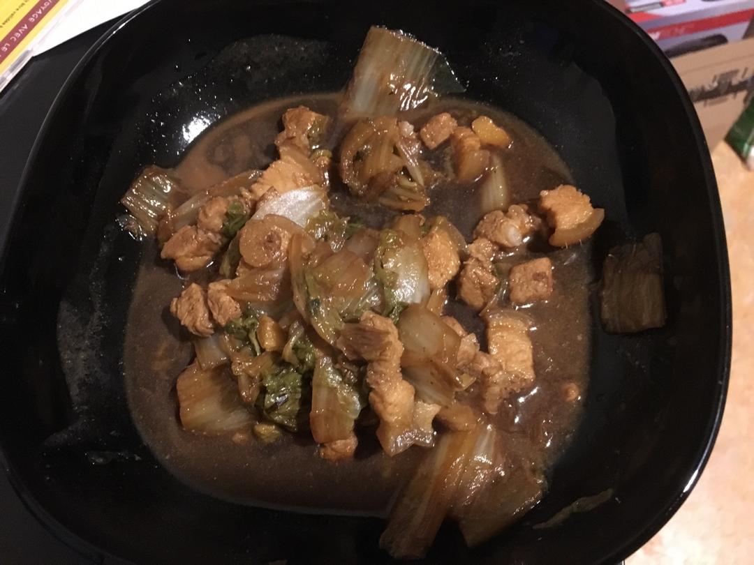 猪肉白菜炖粉条