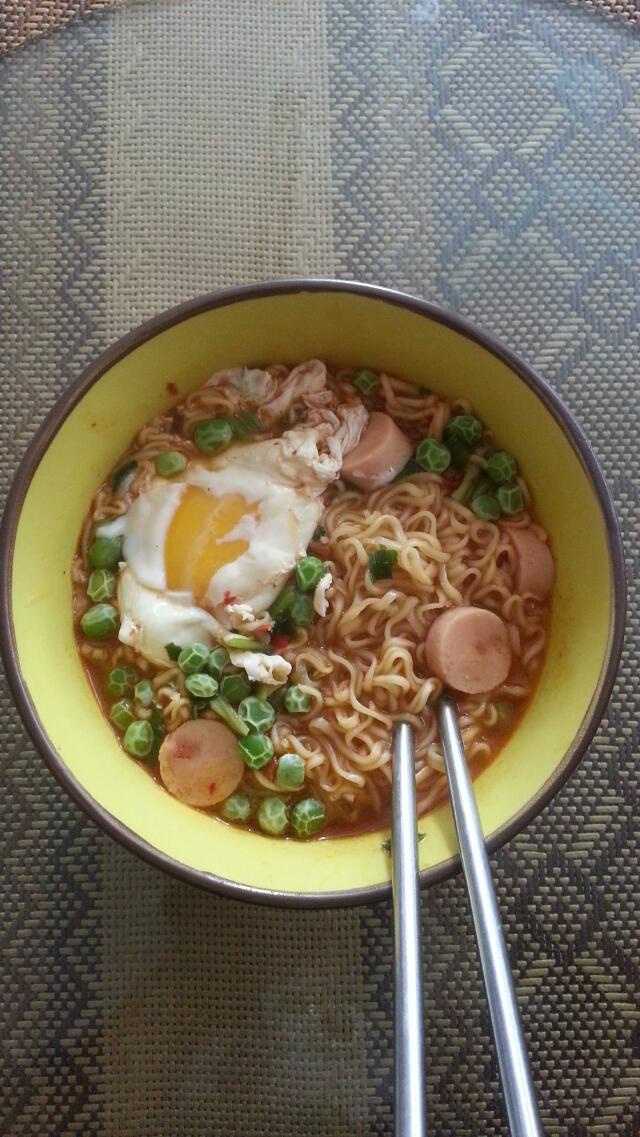 吉光片羽__ji做的健康方便面