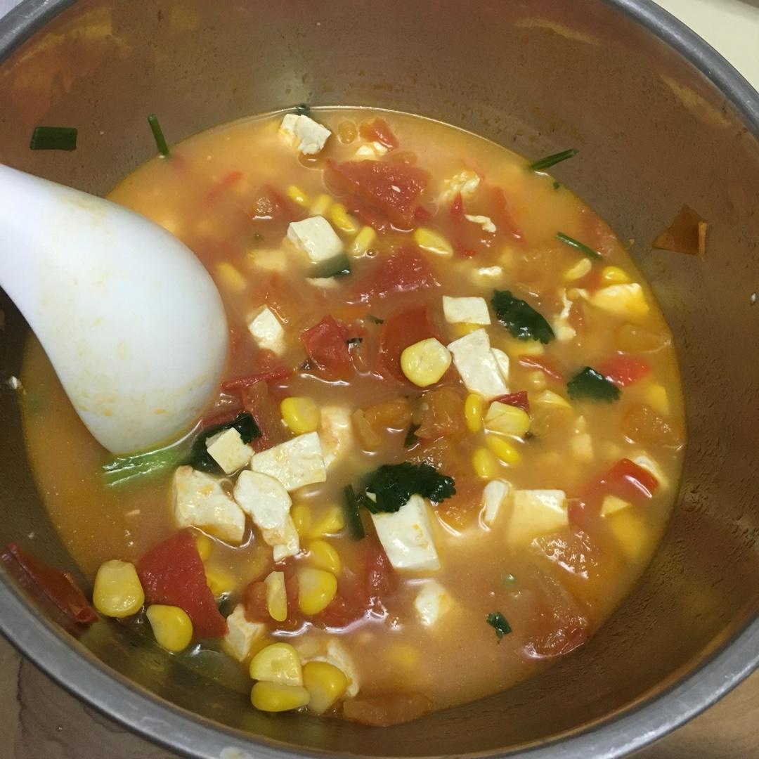 番茄蘑菇豆花羹