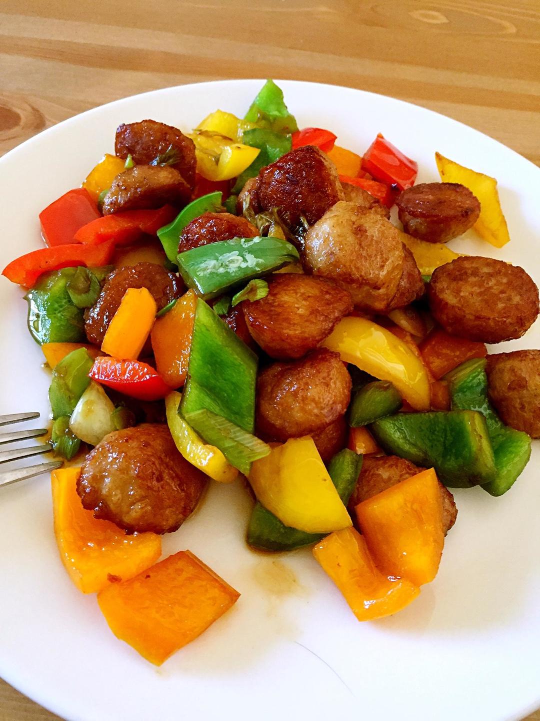 糖醋宜家鸡肉丸子的做法