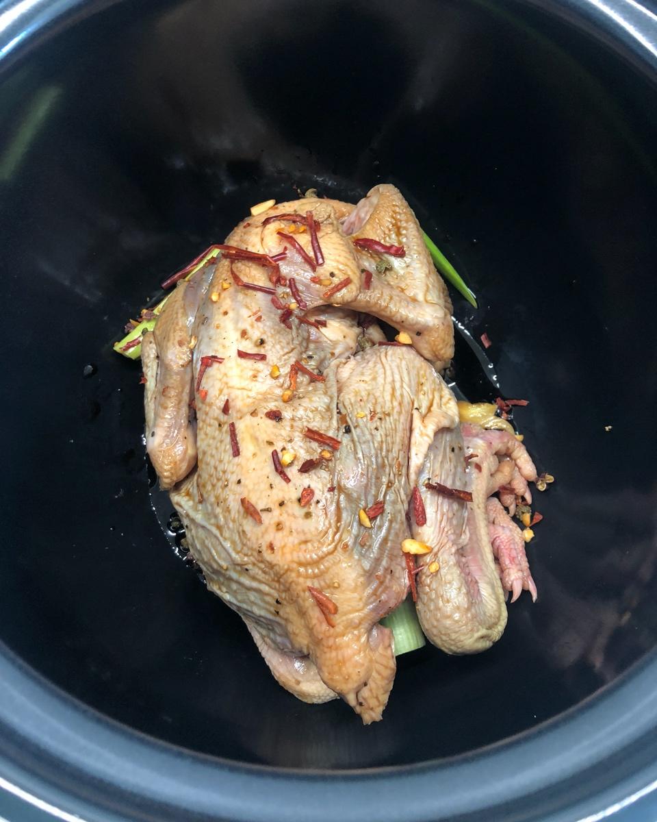 电饭煲焗鸡（零失败）