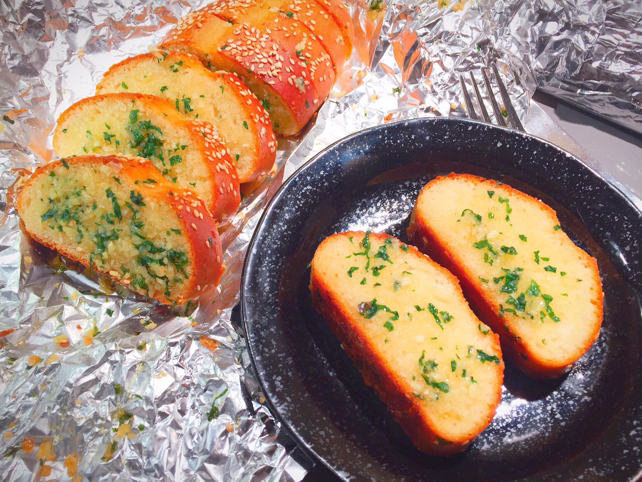 最好吃的蒜蓉面包|从面包做起|Homemade Garlic Bread from Scratch-The Best Garlic Bread You’ll Ever Eat的做法
