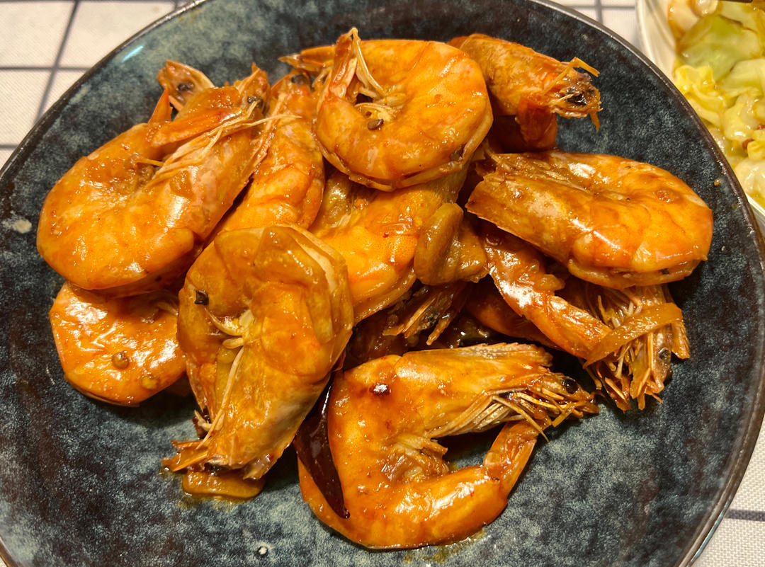 十分钟做好吃的红烧大虾