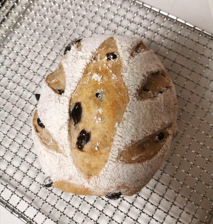 蔓越莓全麦黑糖面包