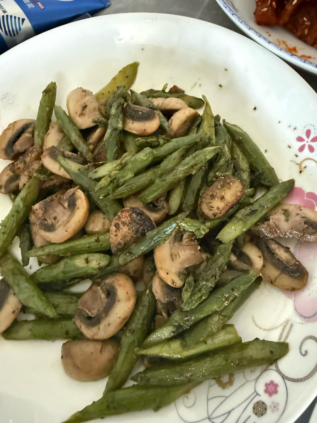 香煎芦笋口菇