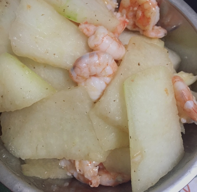 冬瓜炒虾仁