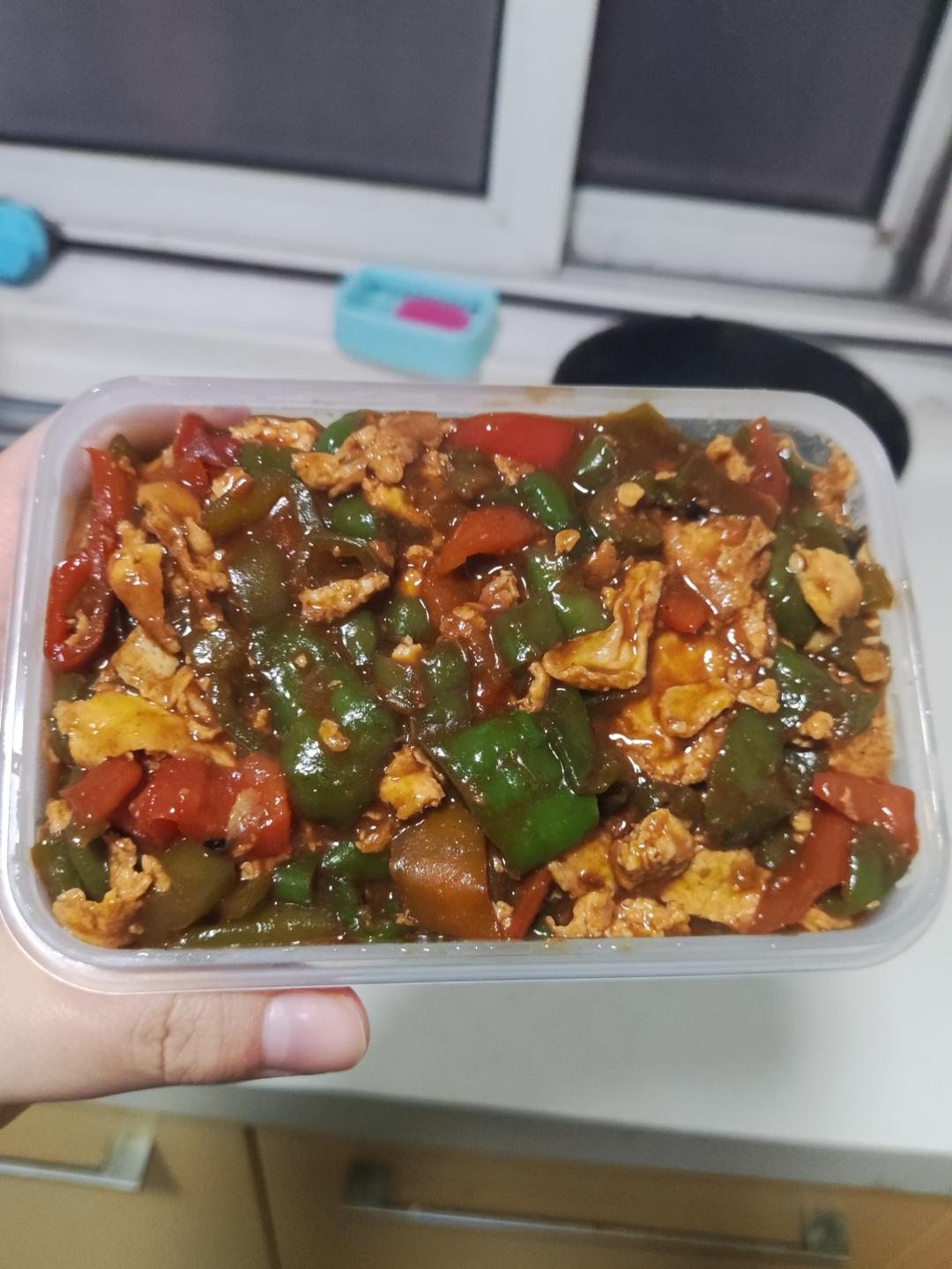 东北青椒鸡蛋酱